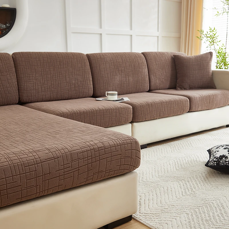 1pc Jacquard Stretch Sofa Cushion Cover 1pc Jacquard Stretch Sofa Cushion Cover