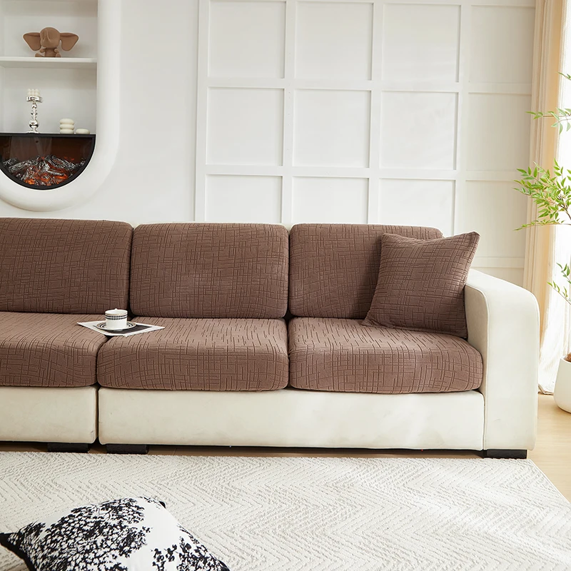 1pc Jacquard Stretch Sofa Cushion Cover 1pc Jacquard Stretch Sofa Cushion Cover