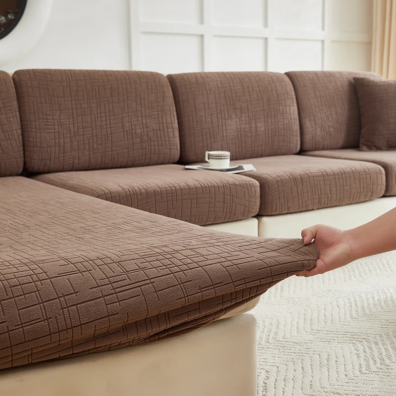 1pc Jacquard Stretch Sofa Cushion Cover 1pc Jacquard Stretch Sofa Cushion Cover