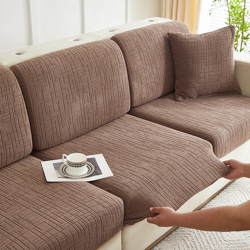1pc Jacquard Stretch Sofa Cushion Cover 1pc Jacquard Stretch Sofa Cushion Cover