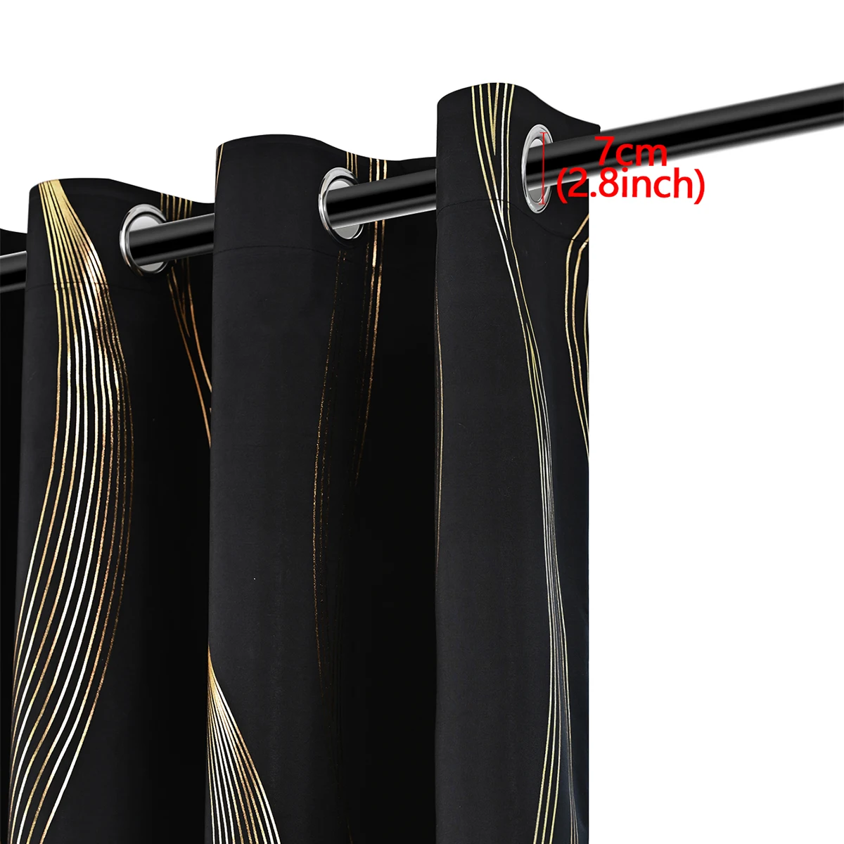 1pc/2pcs 100% Blackout Curtains 1pc/2pcs 100% Blackout Curtains