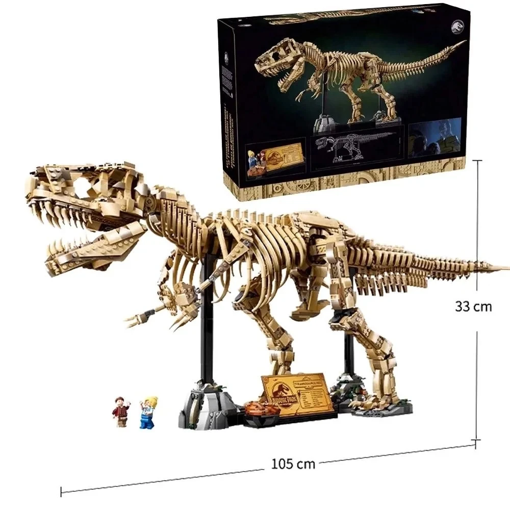 2025 New MOC 76968 Tyrannosaurus Rex Fossil Skeleton Model Home Decor FIGURINES & MINIATURES Size : nobox 2025 New MOC 76968 Tyrannosaurus Rex Fossil Skeleton Model Home Decor FIGURINES & MINIATURES Size : nobox