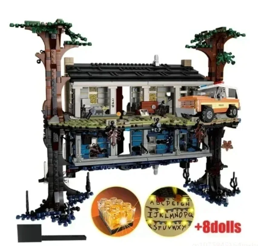 2499Pcs Strange Stories 5810 Inverted World Double Mirror Set  Suitable for birthday and Christmas gifts ﻿