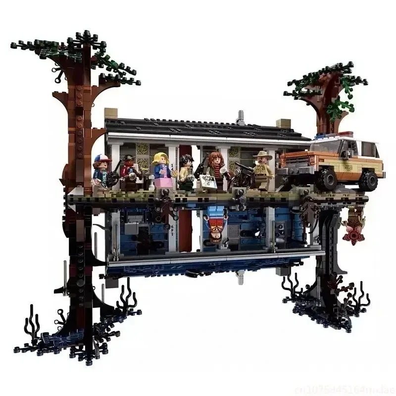 2499Pcs Strange Stories 5810 Inverted World Double Mirror Set  Suitable for birthday and Christmas gifts ﻿