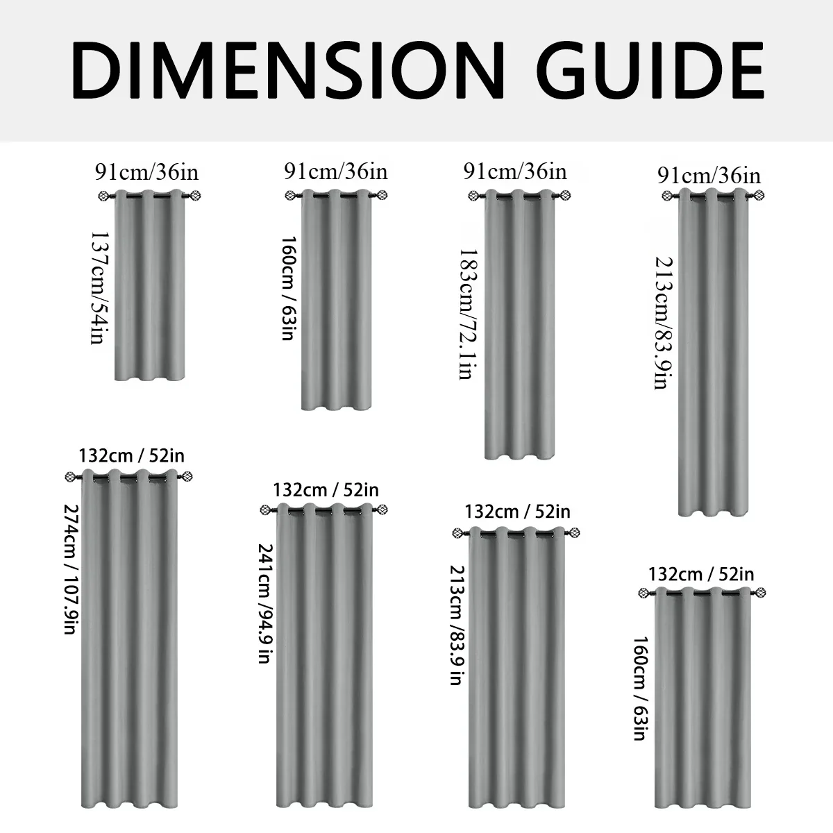 2pcs Modern 100% Blackout Curtain with Coated Lining, Curains for Bedroom, Living Room, Dining Room, Bathroom, Home Decor Size : W132cm x H213cm 2PCS|W132cm x H241cm 2PCS|W91cm x H213cm 2PCS|W132cm x H160cm 2PCS|W91cm x H160cm 2PCS|W91cm x H183cm 2PCS|W132cm x H274cm 2PCS|W91cm x H137cm 2PCS 2pcs Modern 100% Blackout Curtain with Coated Lining, Curains for Bedroom, Living Room, Dining Room, Bathroom, Home Decor Size : W132cm x H213cm 2PCS|W132cm x H241cm 2PCS|W91cm x H213cm 2PCS|W132cm x H160cm 2PCS|W91cm x H160cm 2PCS|W91cm x H183cm 2PCS|W132cm x H274cm 2PCS|W91cm x H137cm 2PCS