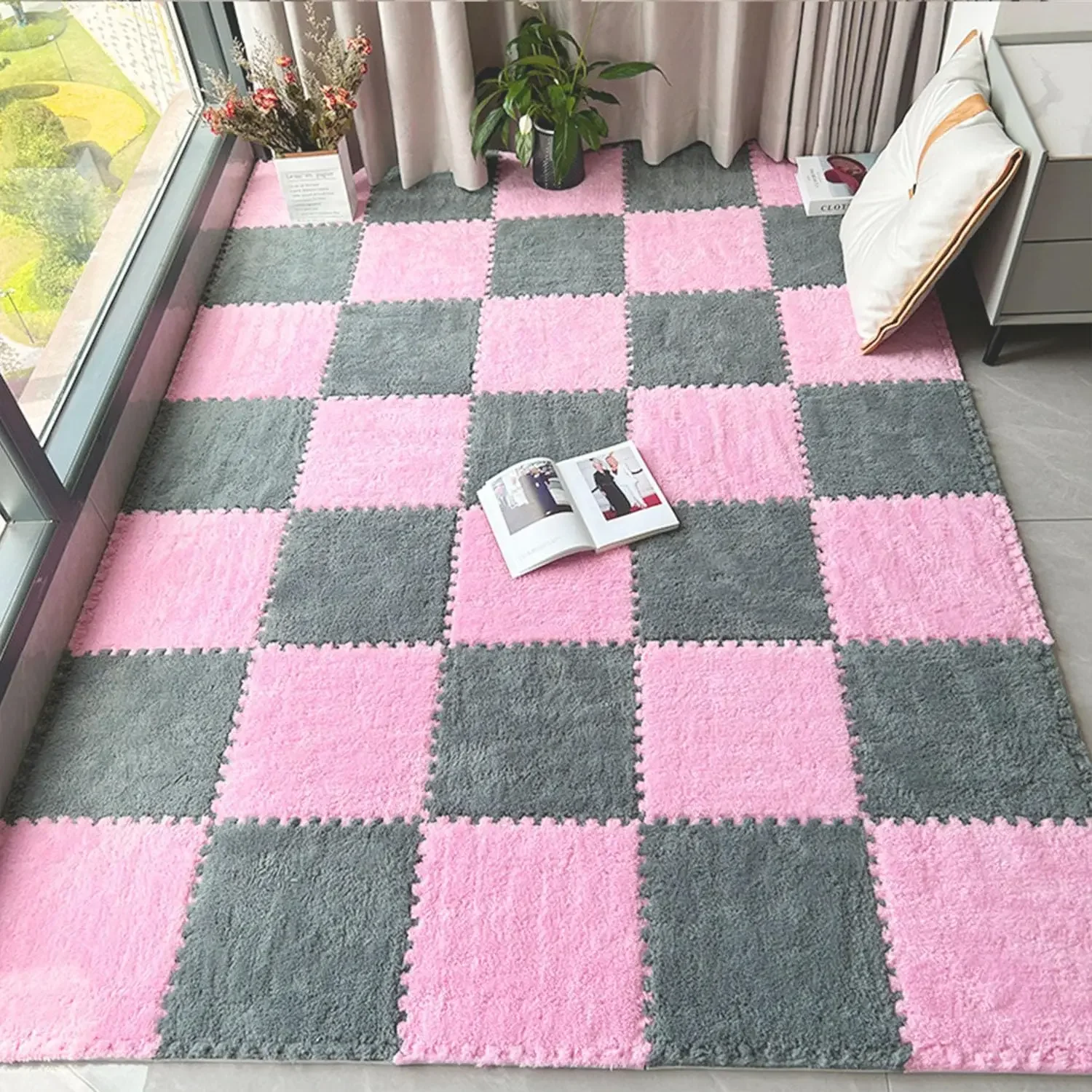 30*30CM Soft Plush Kids Carpet Baby Play Mat 10 PCS Puzzle Carpet LINENS & BEDDING Color : Grey Dark Blue|Camel Dark Blue|White Grey|Dark Blue Black|Pink|Dark Blue|Grey|Camel|White|Mint Green|Watermelon Red|Grass Green|Coffee|Black|Blue|Light Blue 30*30CM Soft Plush Kids Carpet Baby Play Mat 10 PCS Puzzle Carpet LINENS & BEDDING Color : Grey Dark Blue|Camel Dark Blue|White Grey|Dark Blue Black|Pink|Dark Blue|Grey|Camel|White|Mint Green|Watermelon Red|Grass Green|Coffee|Black|Blue|Light Blue
