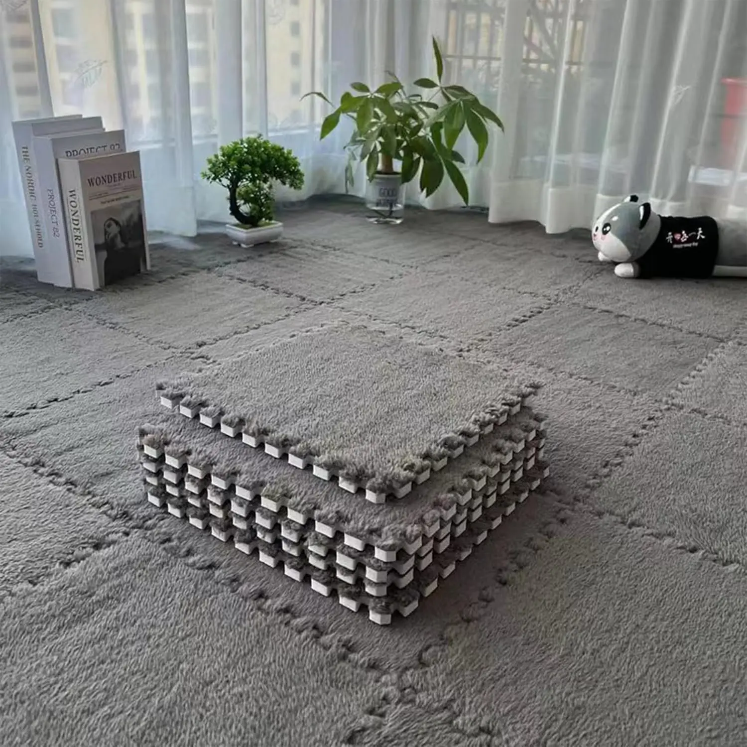 30*30CM Soft Plush Kids Carpet Baby Play Mat 10 PCS Puzzle Carpet 30*30CM Soft Plush Kids Carpet Baby Play Mat 10 PCS Puzzle Carpet