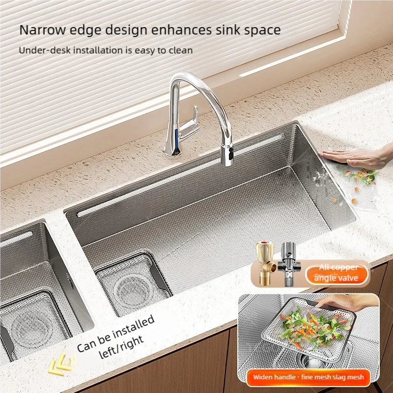316L Stainless Steels Kitchen Sink KITCHEN & DINNING Color : 8043MS-D|8043MS-A|8043MS-F|7543MS-A|6843MS-F|7543MS-F|7543MS-D|6843MS-D|6843MS-A 316L Stainless Steels Kitchen Sink KITCHEN & DINNING Color : 8043MS-D|8043MS-A|8043MS-F|7543MS-A|6843MS-F|7543MS-F|7543MS-D|6843MS-D|6843MS-A