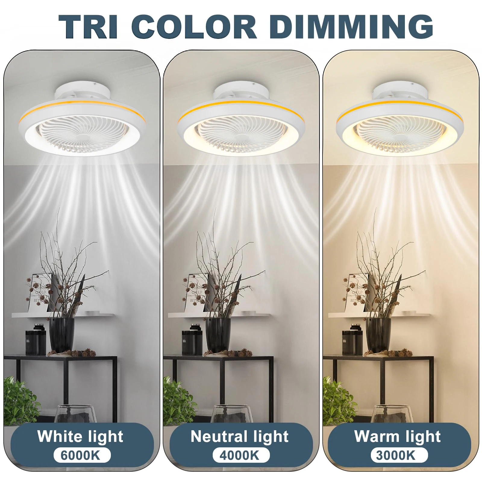 360° Degree Rotating Electric Circulite ceiling Fan LIGHTING Blade Color : Orange|White|Grey|White-XFC 360° Degree Rotating Electric Circulite ceiling Fan LIGHTING Blade Color : Orange|White|Grey|White-XFC