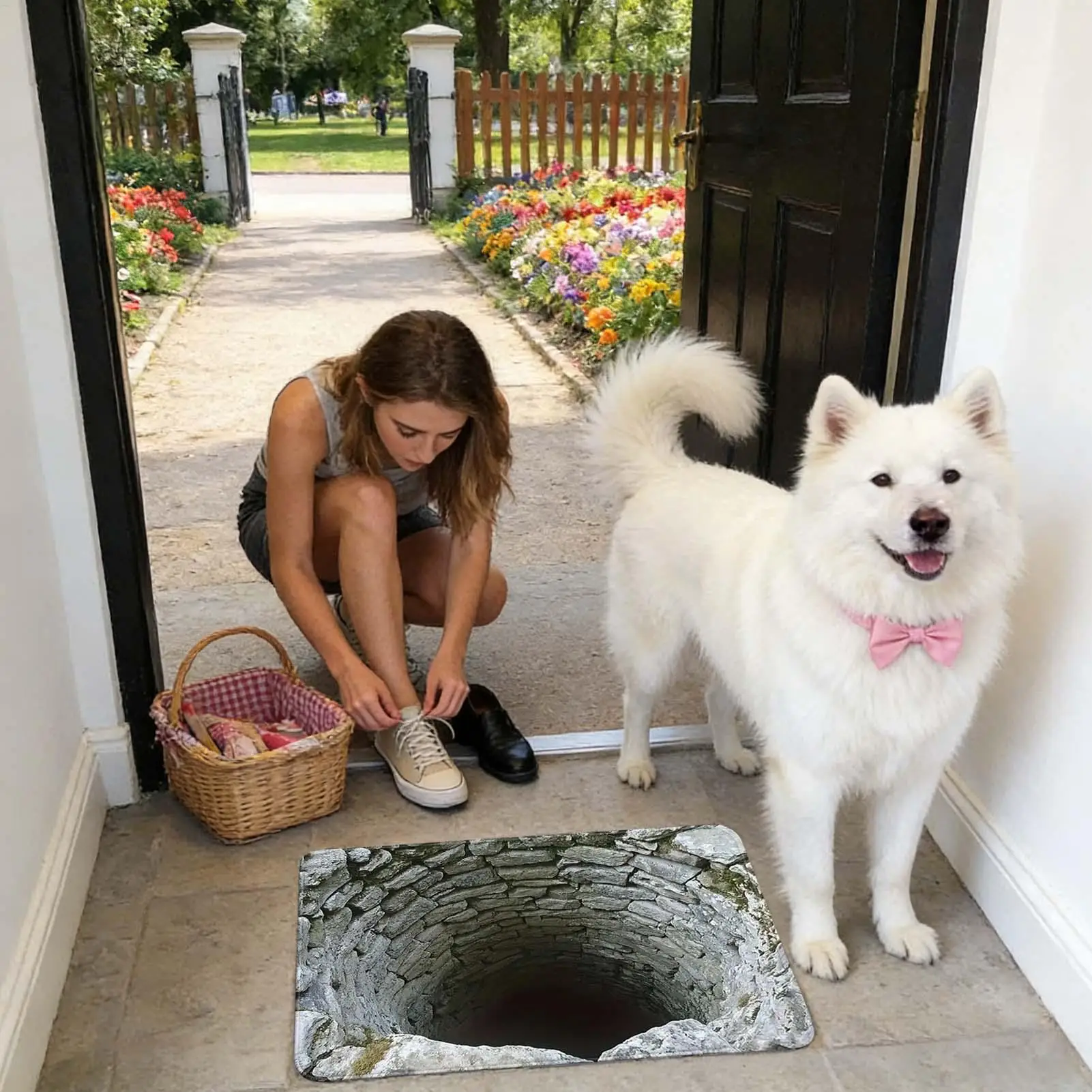 3D Rugs Optical Illusion Anti-Slip Hole Doormat LINENS & BEDDING Color : E|C|A|B|D 3D Rugs Optical Illusion Anti-Slip Hole Doormat LINENS & BEDDING Color : E|C|A|B|D