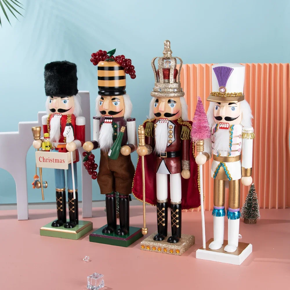 40CM Nutcracker Puppet Soldier Doll Wooden Pendant Handcraft Ornament Desktop Ornament Vintage Gift Christmas Home Decoration Color : 03|02|05|04|01|11|10|13|12|07|06|09|08|15|14|17|16 40CM Nutcracker Puppet Soldier Doll Wooden Pendant Handcraft Ornament Desktop Ornament Vintage Gift Christmas Home Decoration Color : 03|02|05|04|01|11|10|13|12|07|06|09|08|15|14|17|16