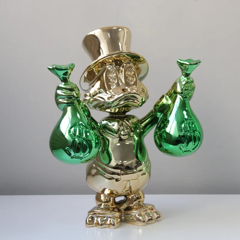 40cm Disney Money Bag Donald Duck Statue