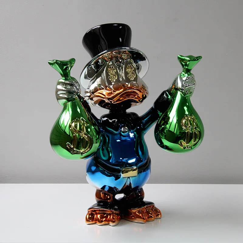 40cm Disney Money Bag Donald Duck Statue