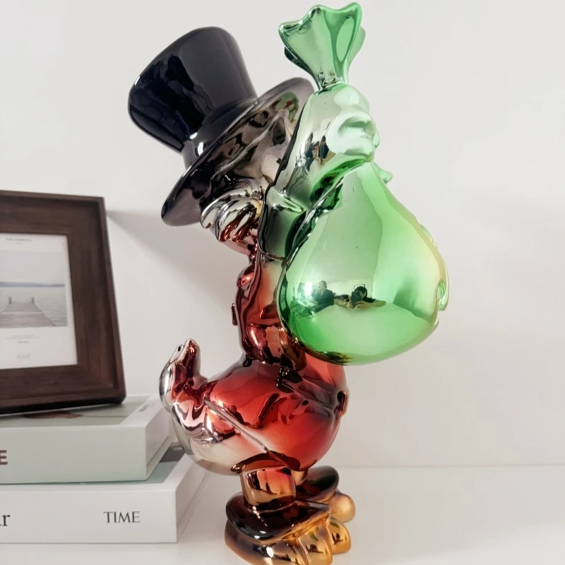 40cm Disney Money Bag Donald Duck Statue