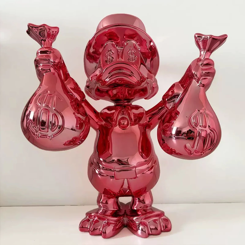 40cm Disney Money Bag Donald Duck Statue FIGURINES & MINIATURES Color: F 40cm Disney Money Bag Donald Duck Statue FIGURINES & MINIATURES Color: F