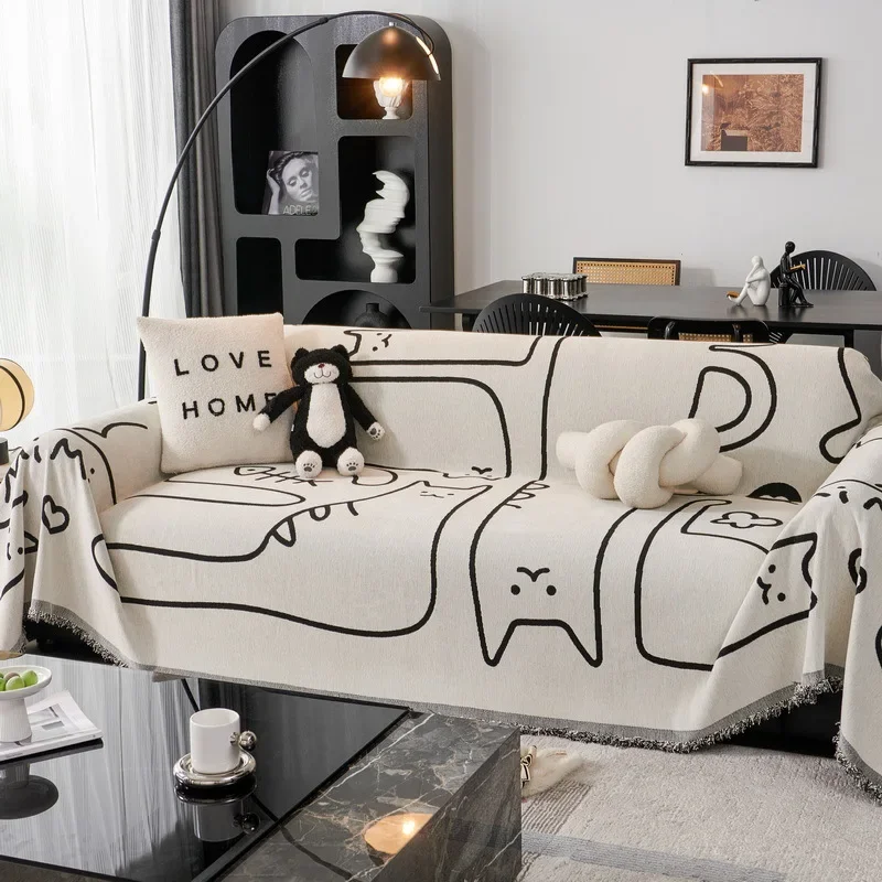 All Seasons Universal Anti-cat Scratch Sofa Cover Sofa Blanket