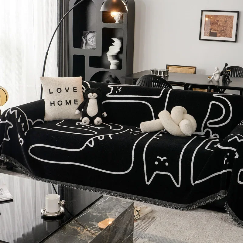 All Seasons Universal Anti-cat Scratch Sofa Cover Sofa Blanket