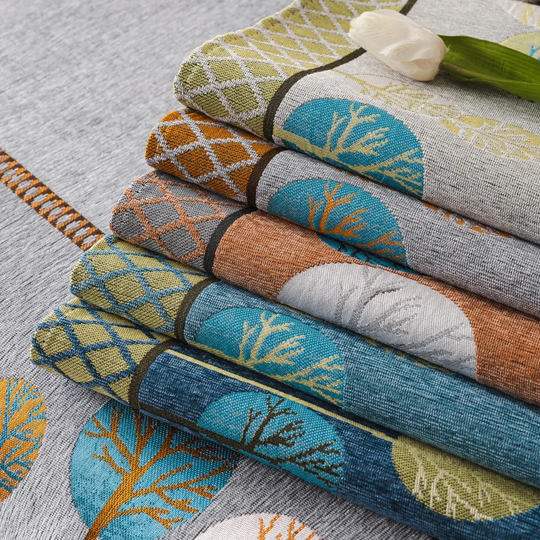 Boho Full Moon Tree Jacquard Chenille Sofa Cover for Living Room LINENS & BEDDING Color : Orange|Green|Blue|Light Grey|Grey Boho Full Moon Tree Jacquard Chenille Sofa Cover for Living Room LINENS & BEDDING Color : Orange|Green|Blue|Light Grey|Grey