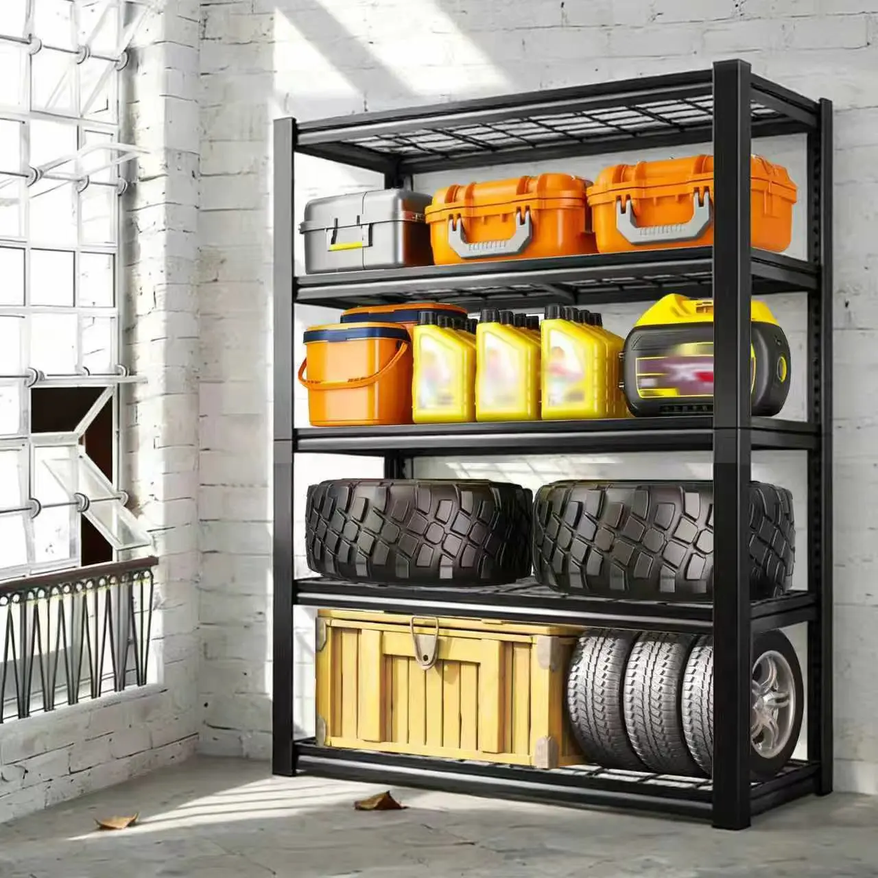 Commercial Grade Utility Rack for Warehouse, Basement, Kitchen Commercial Grade Utility Rack for Warehouse, Basement, Kitchen