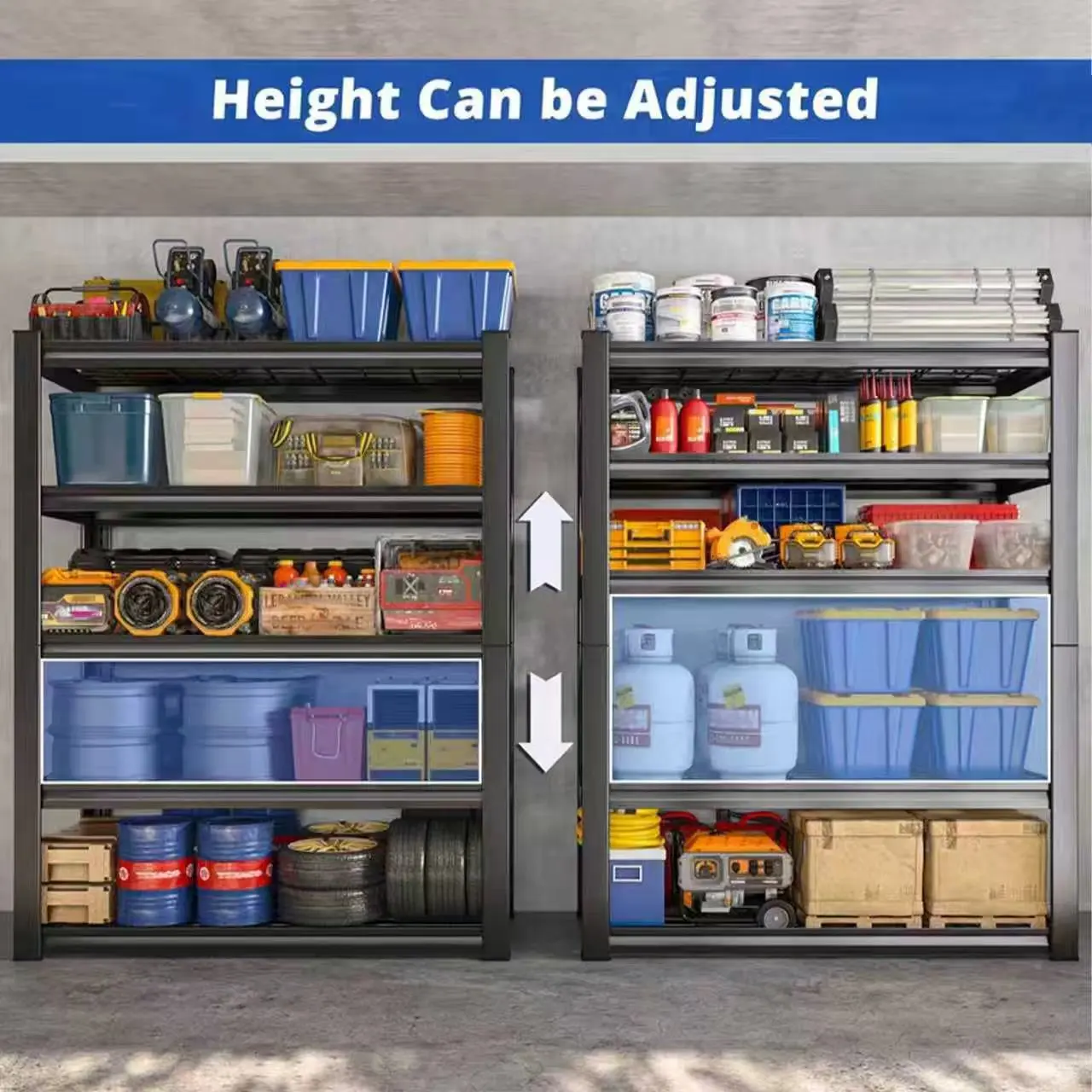 Commercial Grade Utility Rack for Warehouse, Basement, Kitchen Commercial Grade Utility Rack for Warehouse, Basement, Kitchen