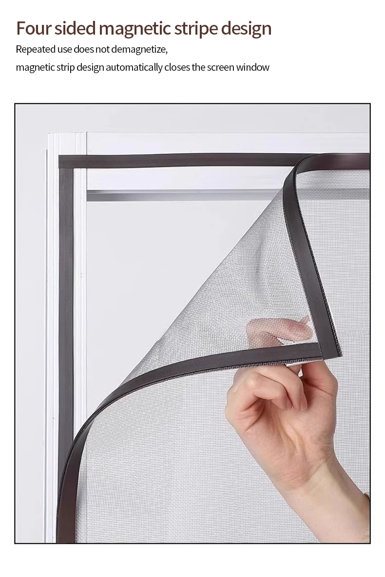 DIY Custom size 2025 Magnetic screen window DIY Custom size 2025 Magnetic screen window