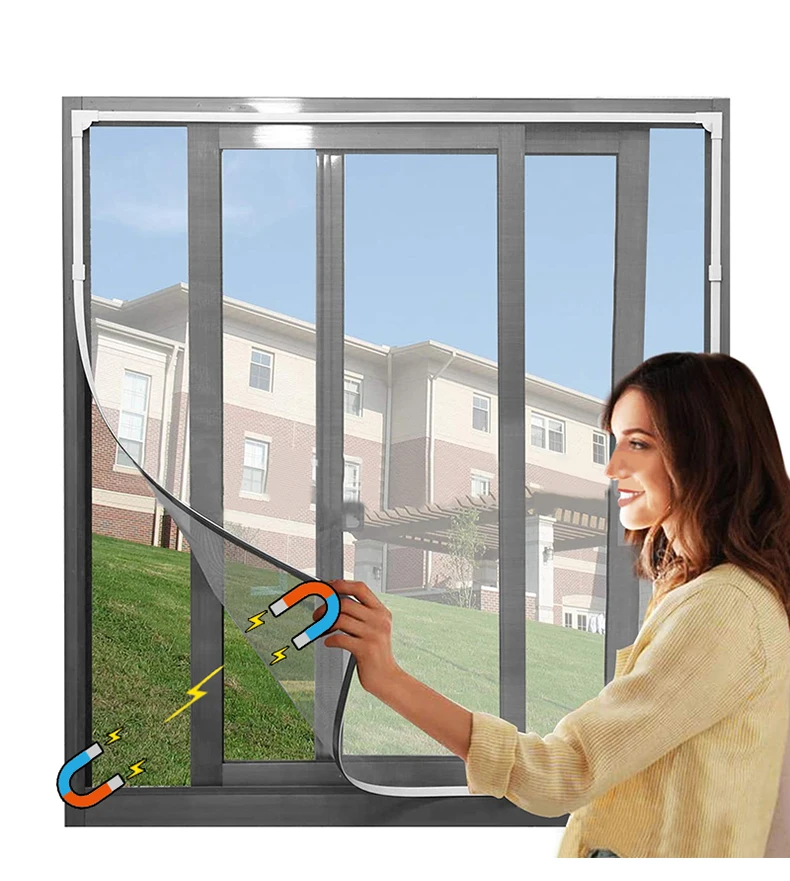 DIY Custom size 2025 Magnetic screen window DIY Custom size 2025 Magnetic screen window