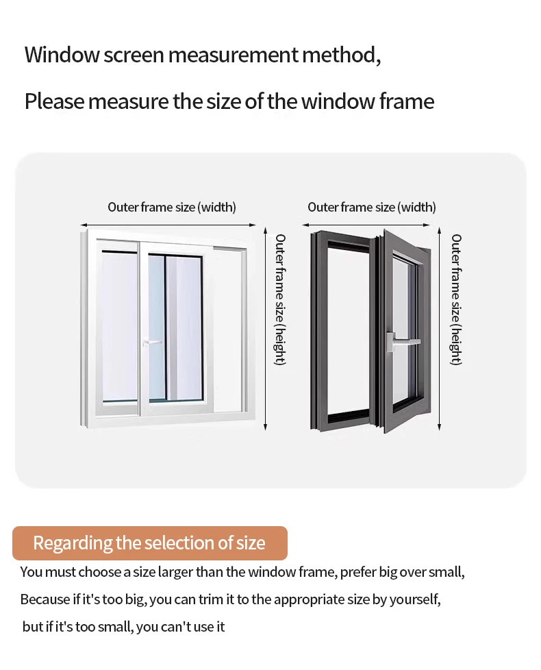 DIY Custom size 2025 Magnetic screen window DIY Custom size 2025 Magnetic screen window