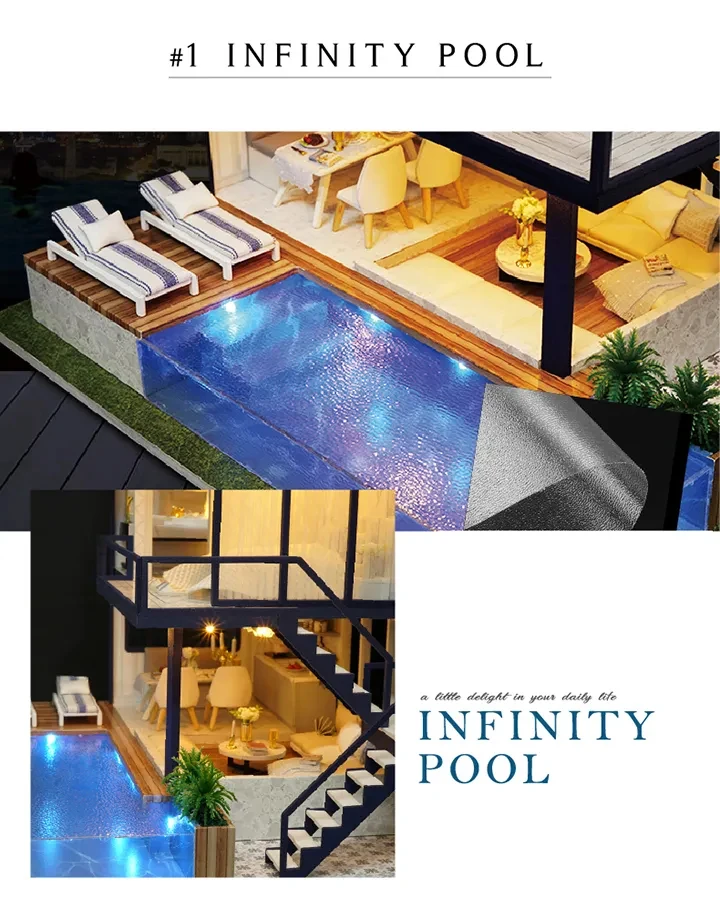 DIY Doll House Miniature Dollhouse With Furnitures DIY Doll House Miniature Dollhouse With Furnitures