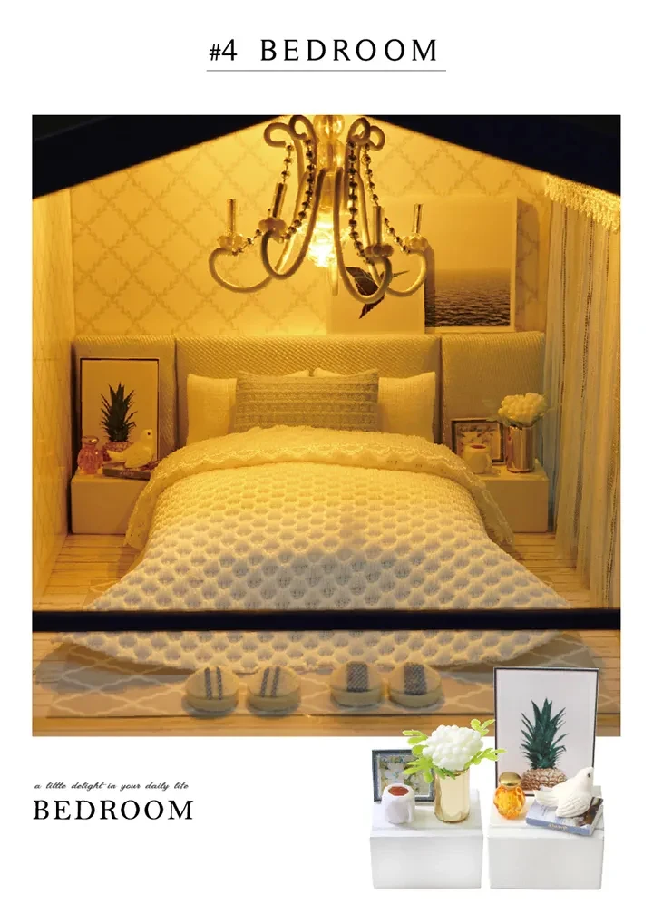 DIY Doll House Miniature Dollhouse With Furnitures DIY Doll House Miniature Dollhouse With Furnitures