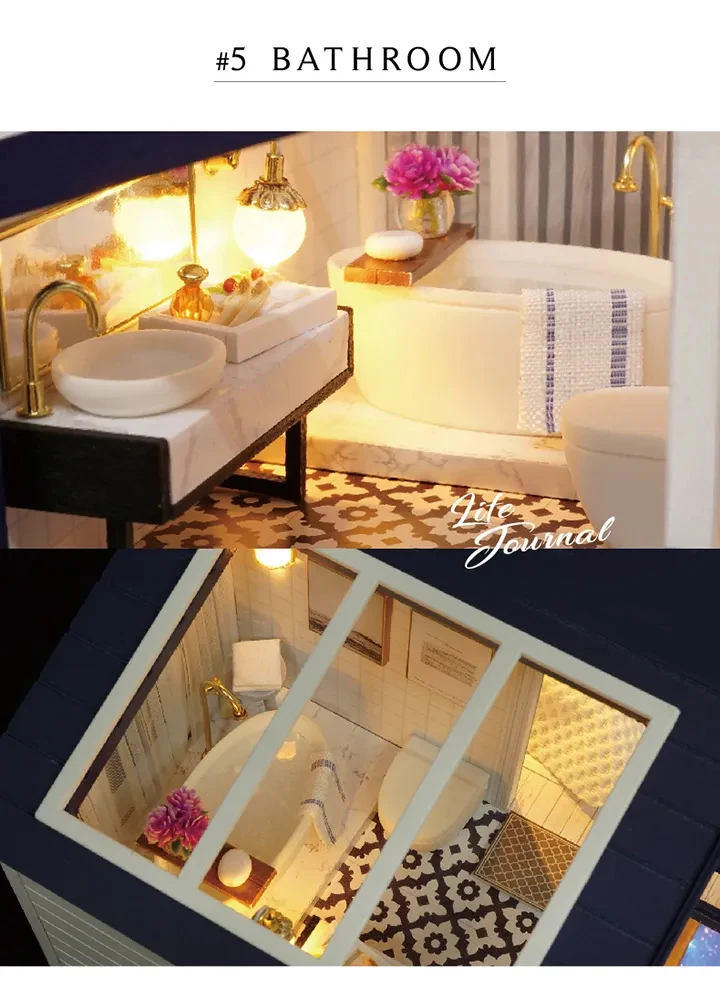 DIY Doll House Miniature Dollhouse With Furnitures DIY Doll House Miniature Dollhouse With Furnitures