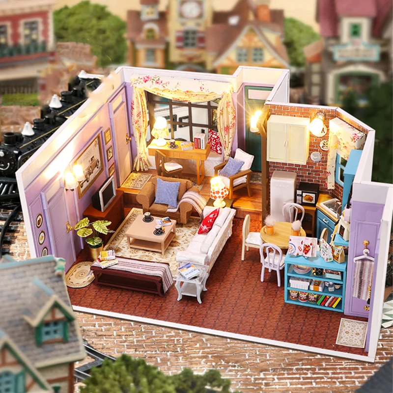 DIY Wooden Monica’s Apartment Casa Miniature Building Kits FIGURINES & MINIATURES Color : D with dust cover|D only dollhouse|C with dust cover|C only dollhouse|E with dust cover|E only dollhouse|B with dust cover|B only dollhouse DIY Wooden Monica's Apartment Casa Miniature Building Kits FIGURINES & MINIATURES Color : D with dust cover|D only dollhouse|C with dust cover|C only dollhouse|E with dust cover|E only dollhouse|B with dust cover|B only dollhouse