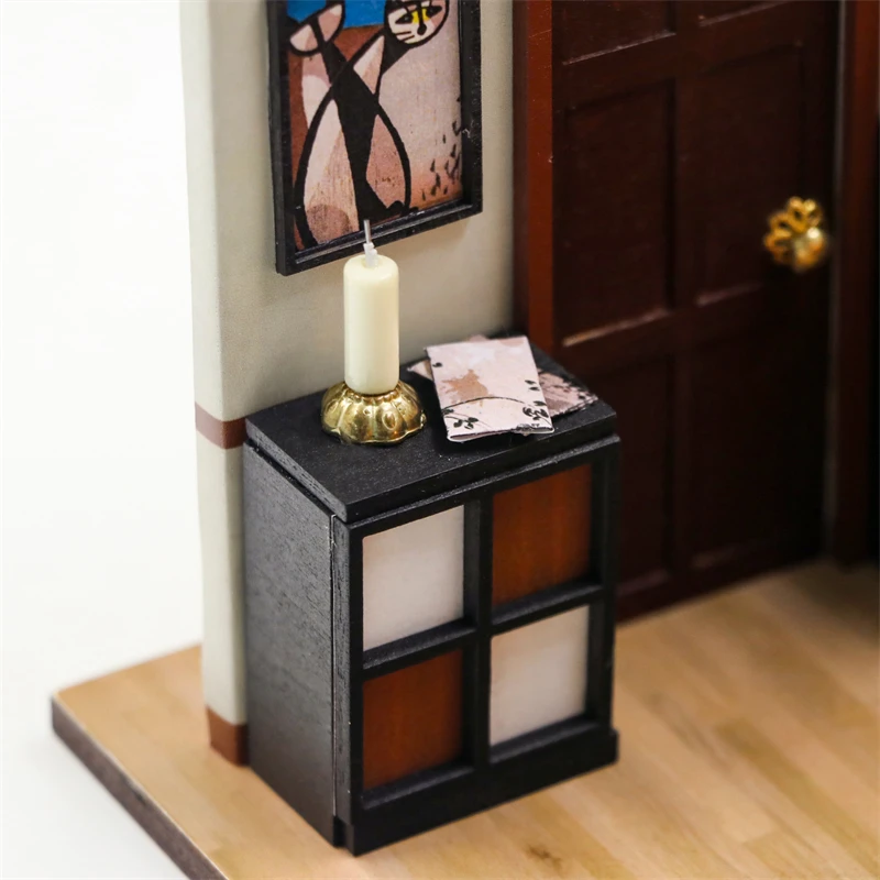 DIY Wooden Monica's Apartment Casa Miniature Building Kits DIY Wooden Monica's Apartment Casa Miniature Building Kits