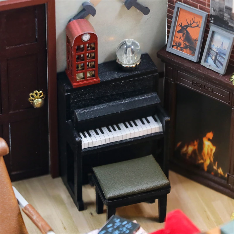 DIY Wooden Monica's Apartment Casa Miniature Building Kits DIY Wooden Monica's Apartment Casa Miniature Building Kits