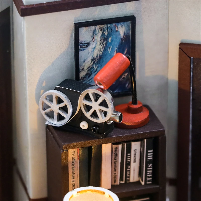 DIY Wooden Monica's Apartment Casa Miniature Building Kits DIY Wooden Monica's Apartment Casa Miniature Building Kits