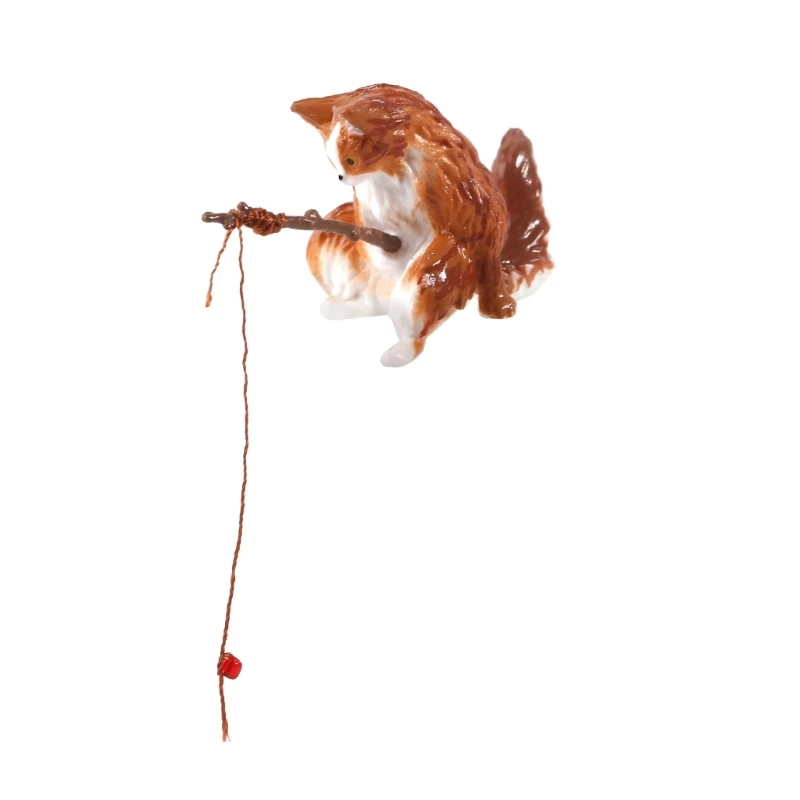Fishing Cat Ornaments Aquarium Decoration Fishing Cat Ornaments Aquarium Decoration