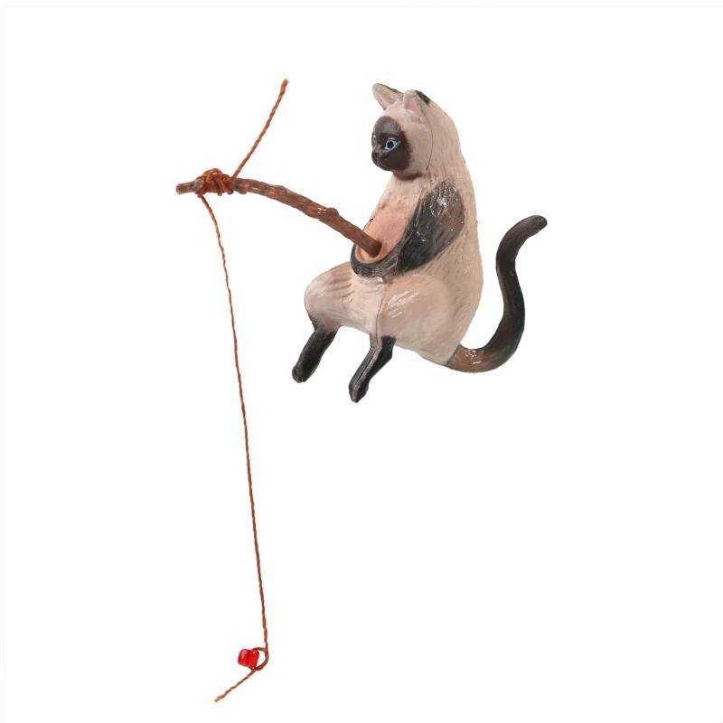 Fishing Cat Ornaments Aquarium Decoration Fishing Cat Ornaments Aquarium Decoration