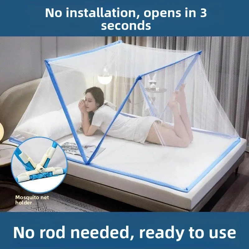 Foldable Mosquito Net LINENS & BEDDING Color : Pink (with retainer)|Pink (without retainer)|Blue (with retainer)|Blue (without retainer) Foldable Mosquito Net LINENS & BEDDING Color : Pink (with retainer)|Pink (without retainer)|Blue (with retainer)|Blue (without retainer)