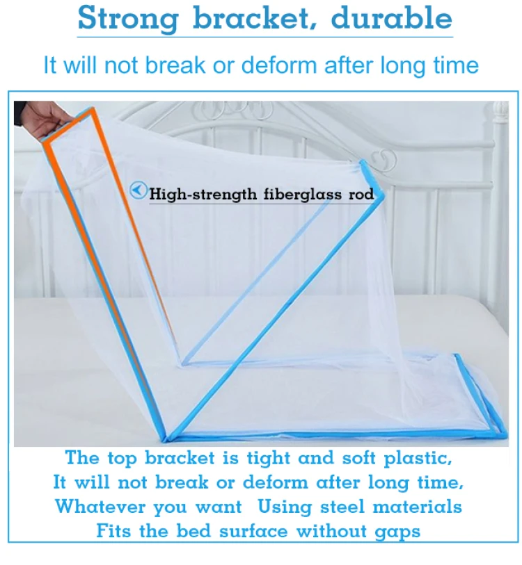 Folding Portable Mosquito Net Adults No Bottom No Installation Mosquito Net Household Portable Mosquito Net for Baby Bed