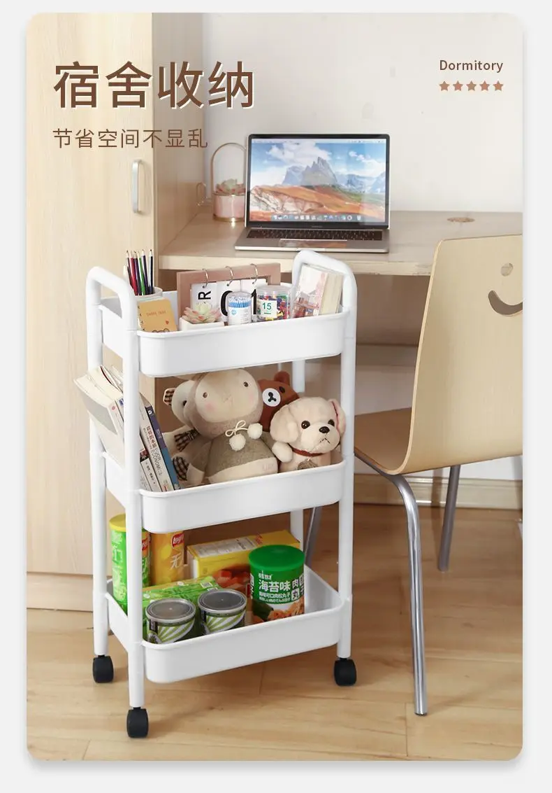 Four wheel rolling storage cart