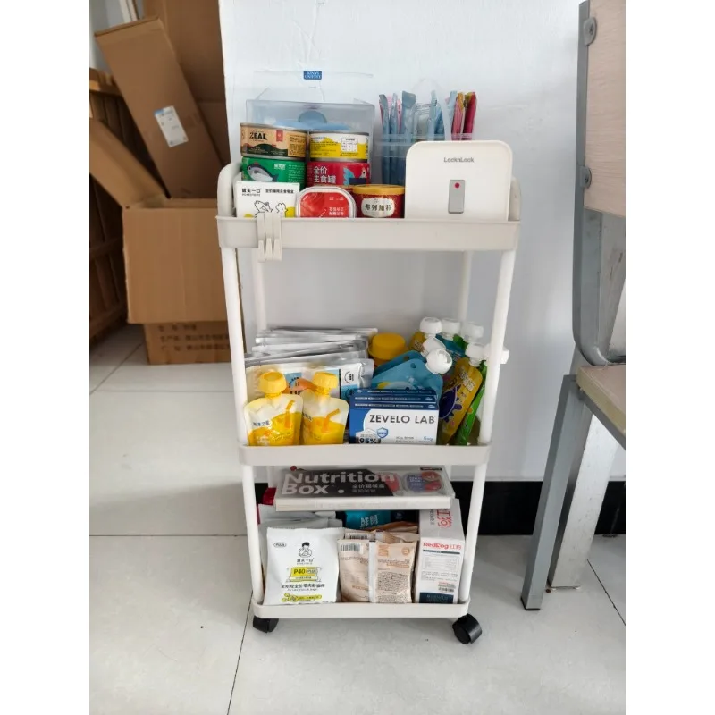 Four wheel rolling storage cart BATHROOM SHELVES Color : BK2|WE5|WE4|WE3|WE2|BK5|BK4|BK3 Four wheel rolling storage cart BATHROOM SHELVES Color : BK2|WE5|WE4|WE3|WE2|BK5|BK4|BK3