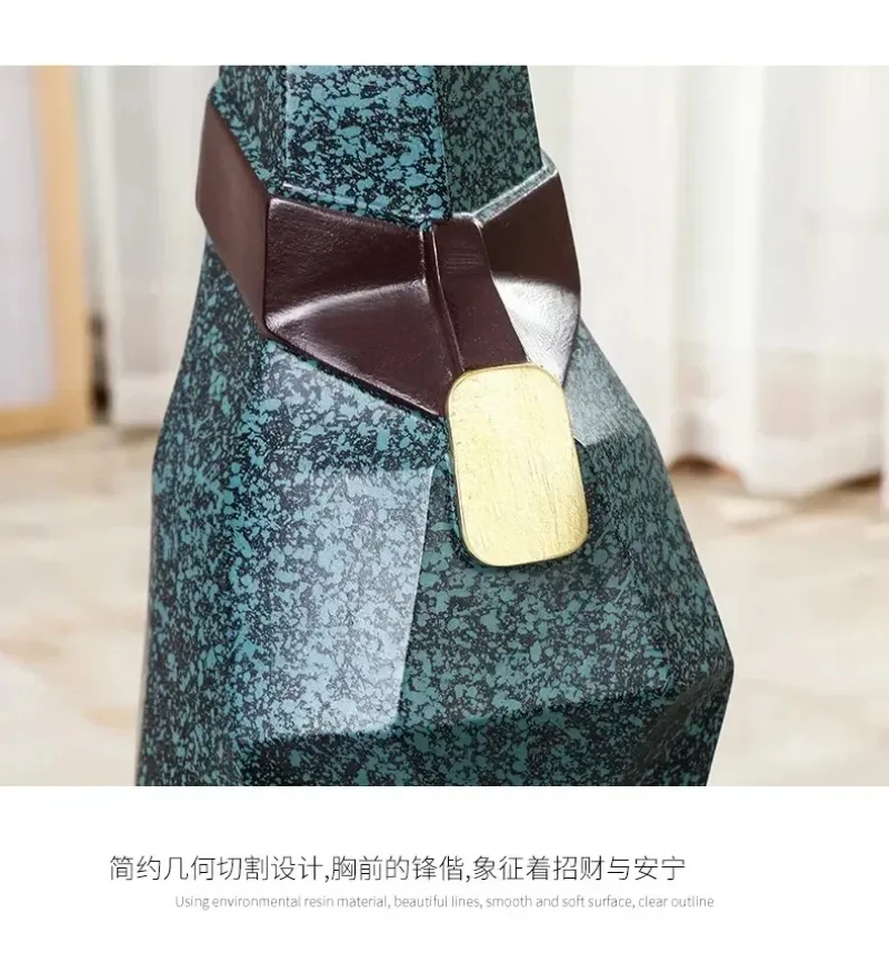 Giant Doberman Figure Side Table Large Dog Statue Plate Doberman Sculptures Luxury Living Room Decoration Home Decor Accessoreis