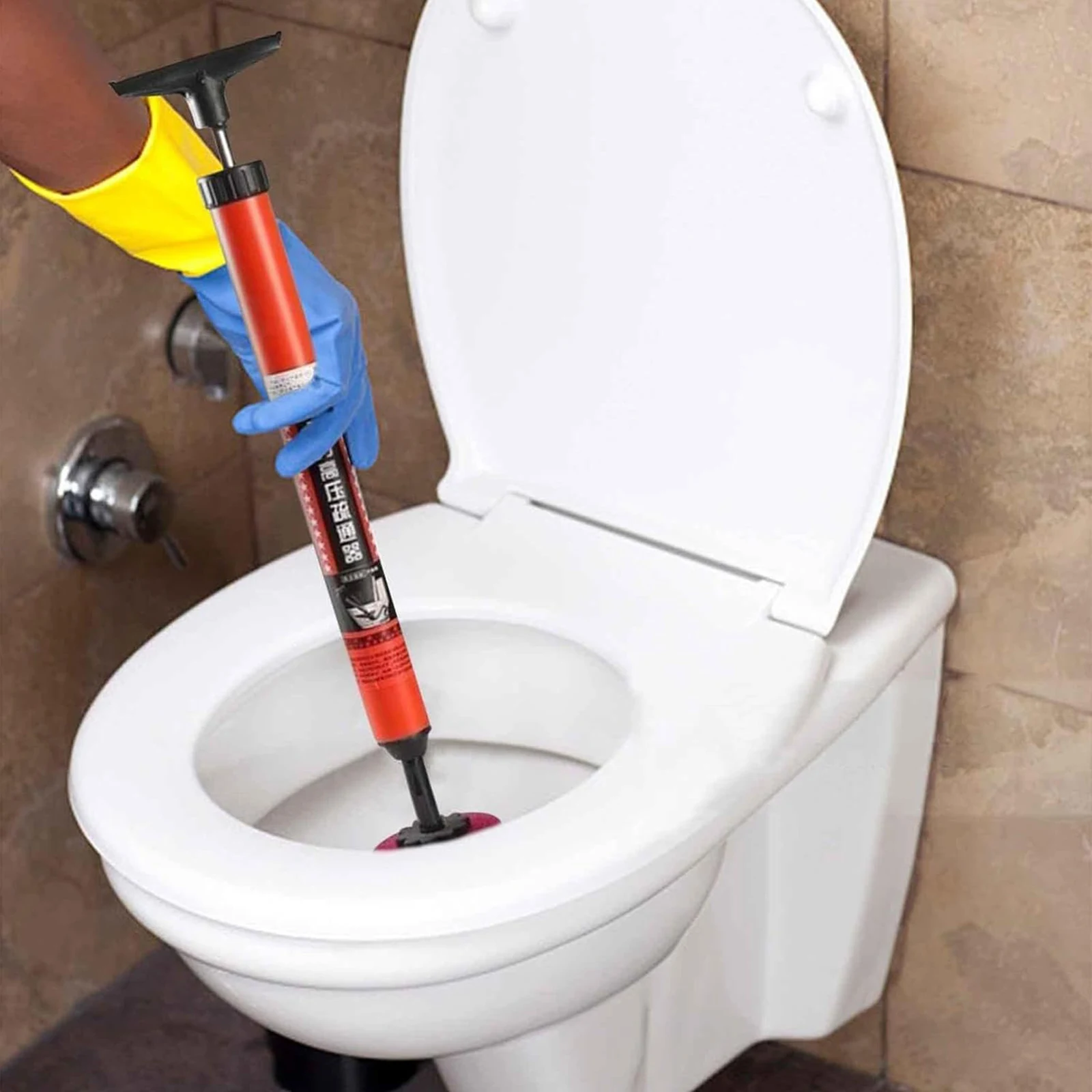 High Pressure Drain Clog Remover Air Plunger Powerful Air Drain Unclogger for Bathroom Drains and Clogged Pipes