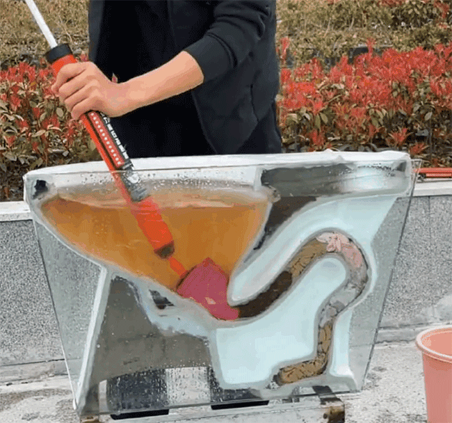 High Pressure Toilet Unblock One Shot Toilet Pipe Plunger