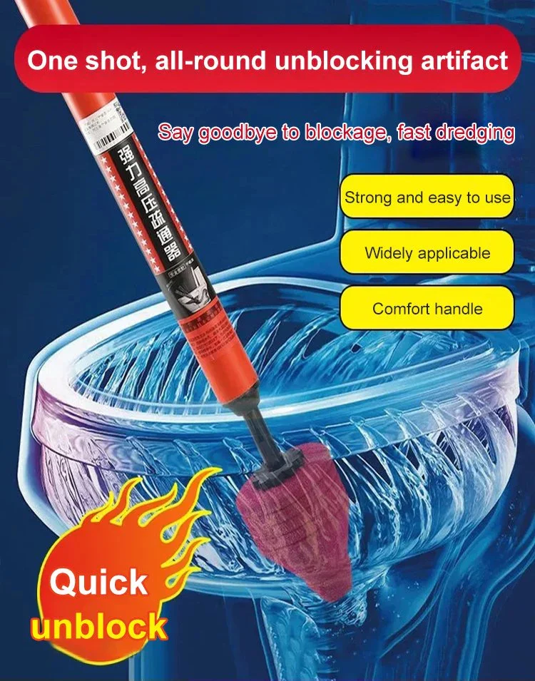 High Pressure Toilet Unblock One Shot Toilet Pipe Plunger BATHROOM ACCESSORIES Color : As Picture High Pressure Toilet Unblock One Shot Toilet Pipe Plunger BATHROOM ACCESSORIES Color : As Picture
