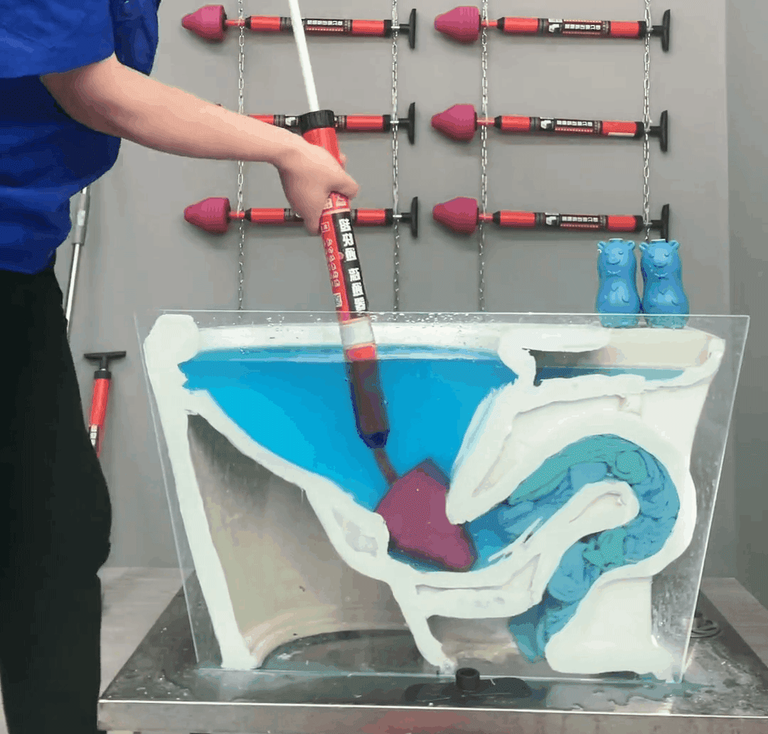 High Pressure Toilet Unblock One Shot Toilet Pipe Plunger