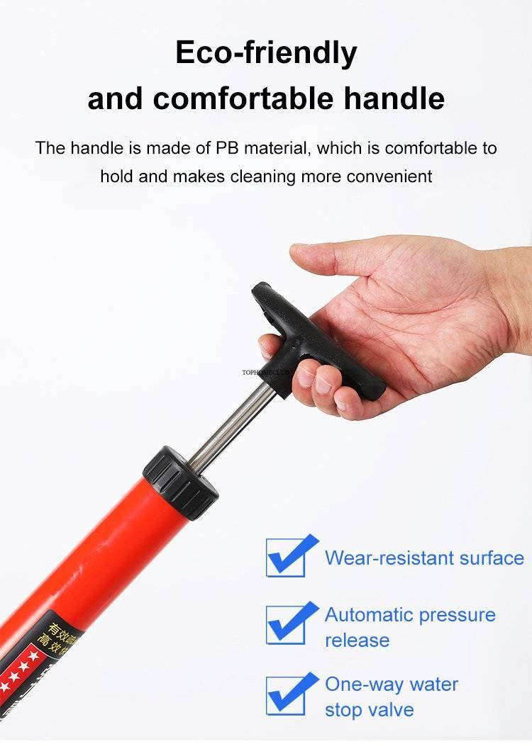 High Pressure Toilet Unblock One Shot Toilet Pipe Plunger