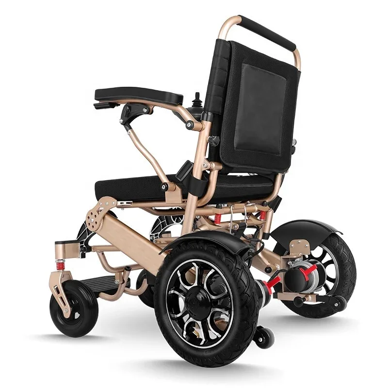 Hot Selling Aluminum Alloy Lightweight Wheelchair Folding Power Remote Control Electronic Wheelchair HOME CARE Hot Selling Aluminum Alloy Lightweight Wheelchair Folding Power Remote Control Electronic Wheelchair HOME CARE