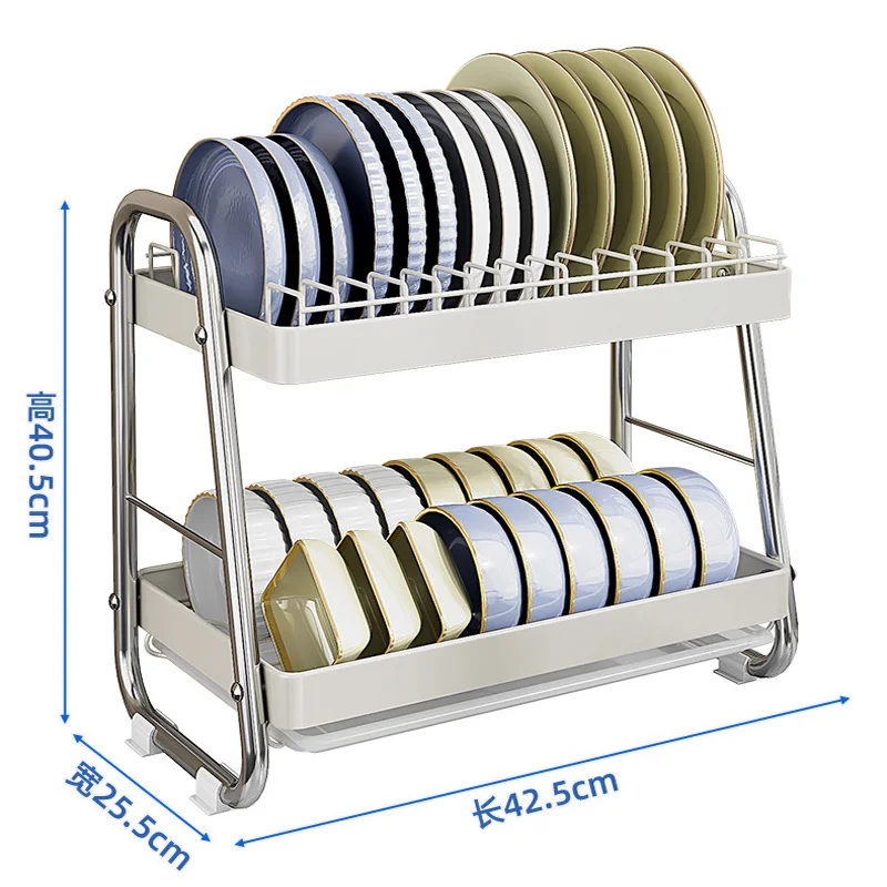 Kitchen Dish Drying Rack 2/3 Tiers