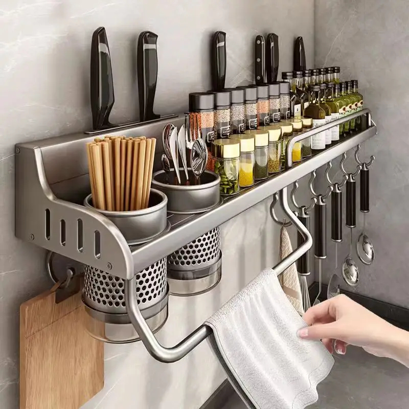 Kitchen Storage Rack Multifunctional Cutting Board Holder