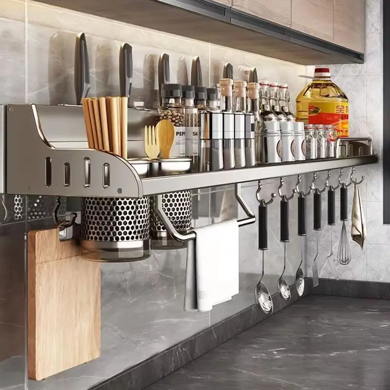 Kitchen Storage Rack Multifunctional Cutting Board Holder